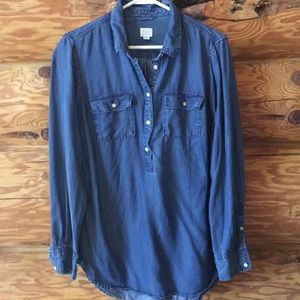 Denim andeawy large shirt